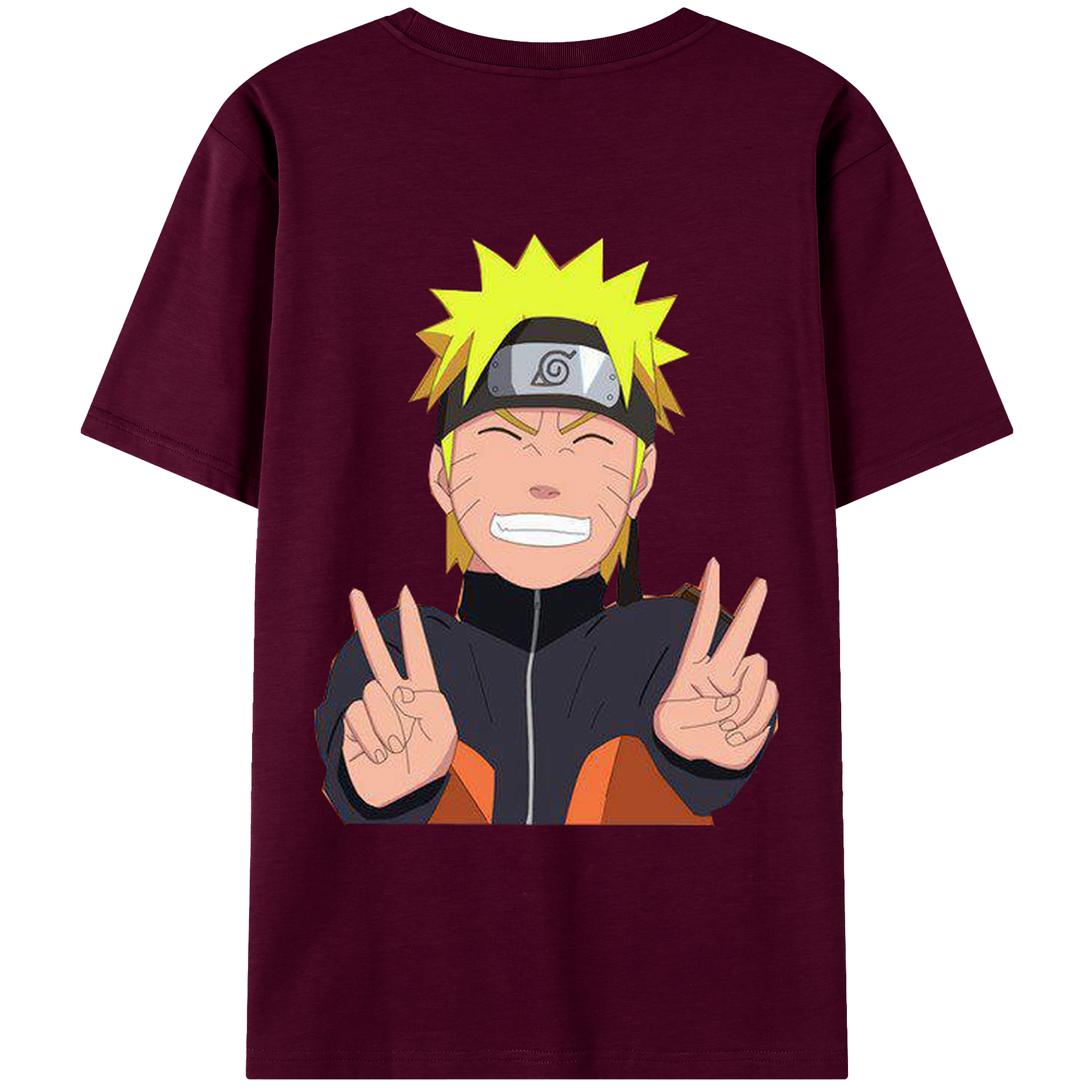 （画像用） NARUTO -ナルト- うずまき ナルト Uzumaki Naruto レディース半袖Tシャツ(バックプリント)